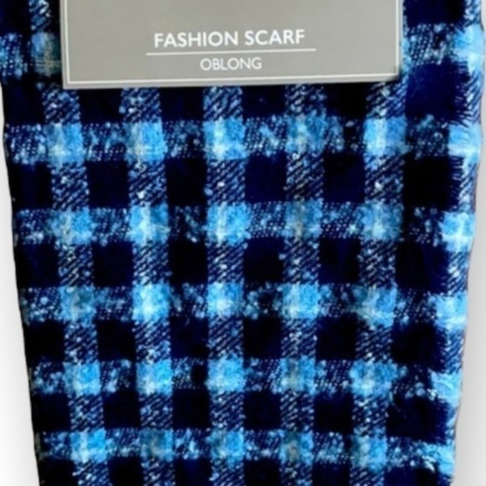 Falls Creek Fashion blue Scarf Wrap Oblong